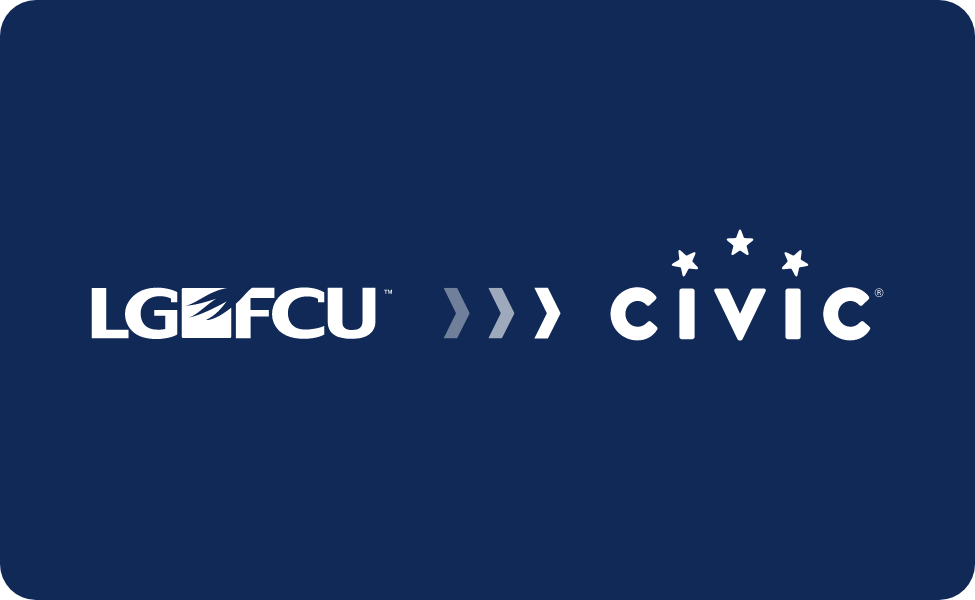 LGFCU to Civic logo