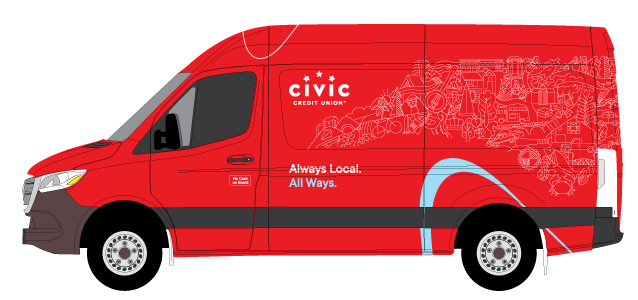 Civic Credit Union Van