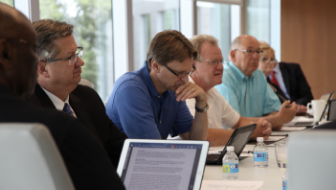 LGFCU board of directors in a meeting