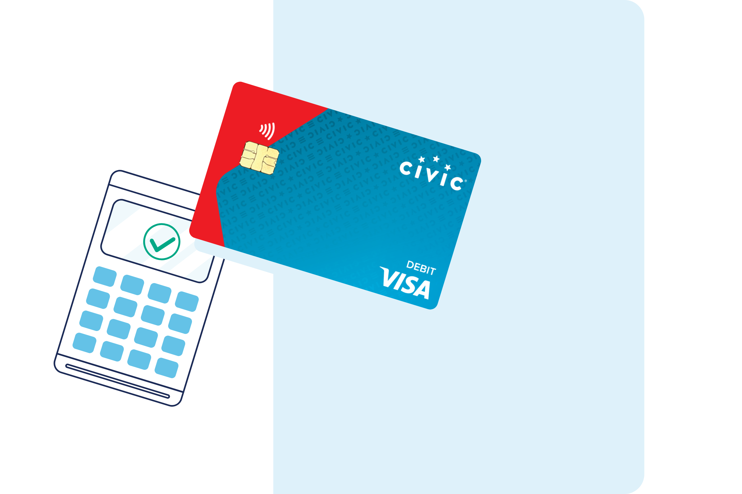 Tap to pay with your Civic debit card 