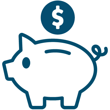 Piggy bank icon