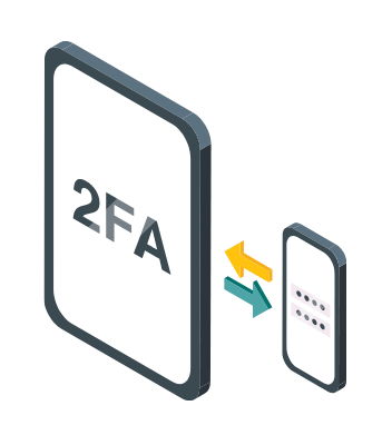  Two-factor authentication graphic