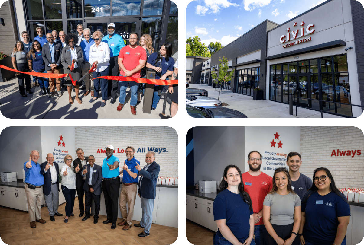 Civic's first branch opening, ribbon cutting ceremony in Asheville, North Carolina