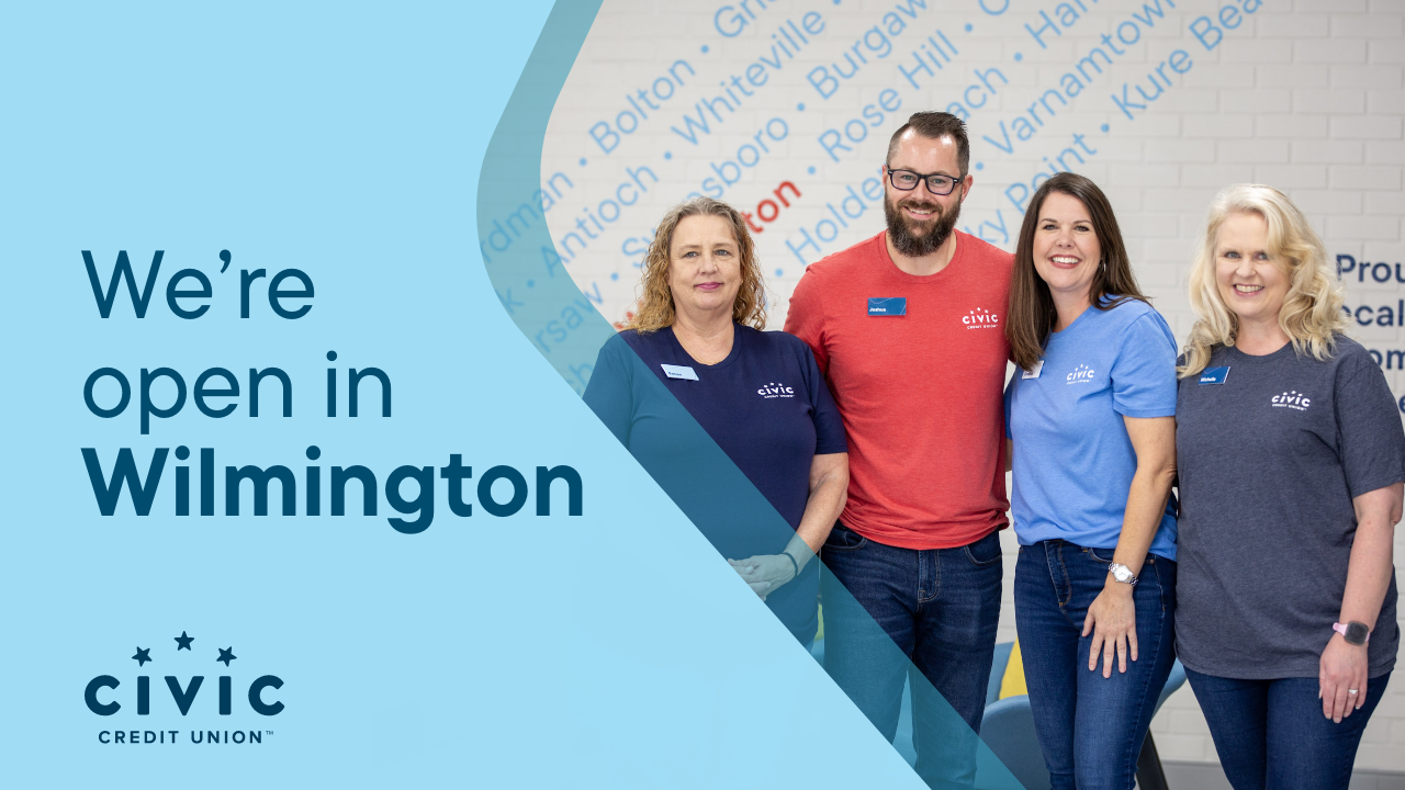 We're open in Wilmington