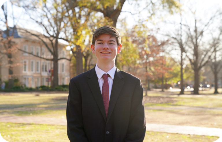 Portrait shot of Benjamin Roach, the 2025 Scholarship Recipient.