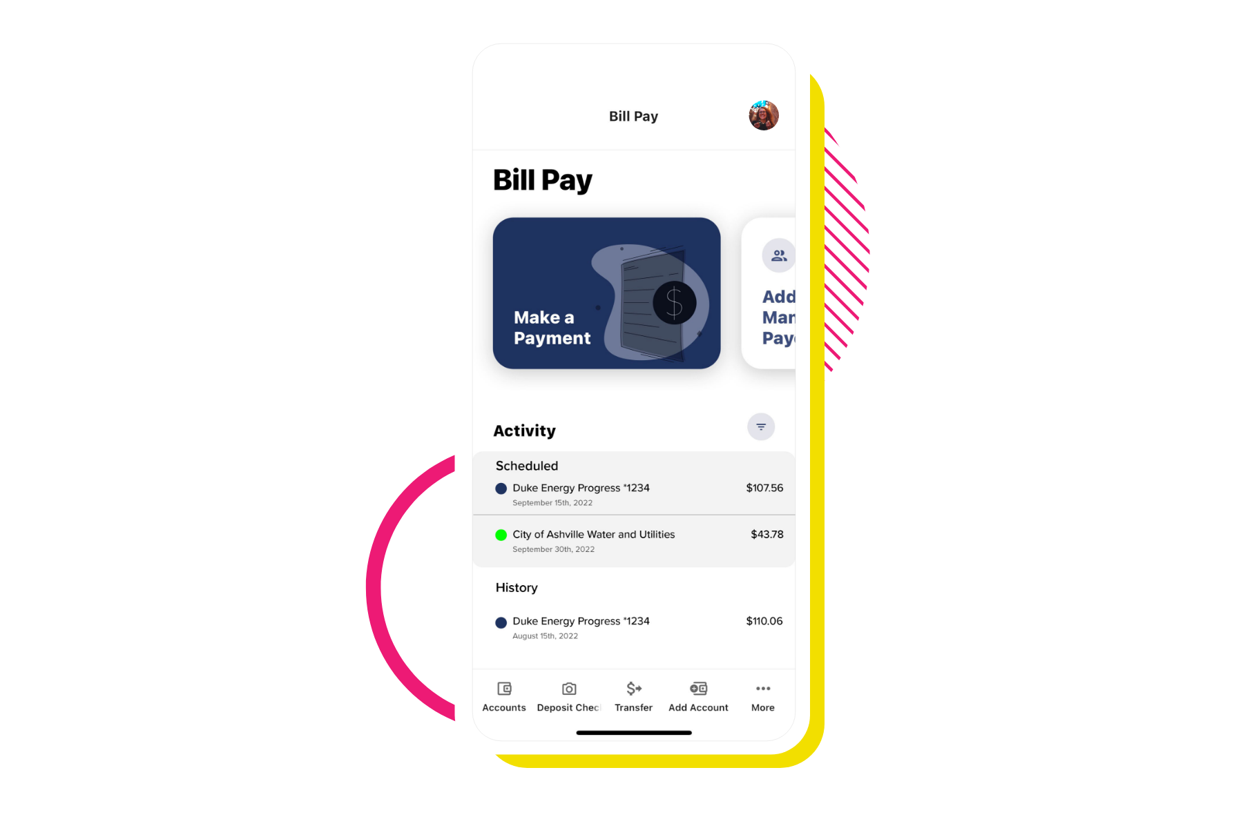 Organized bill pay